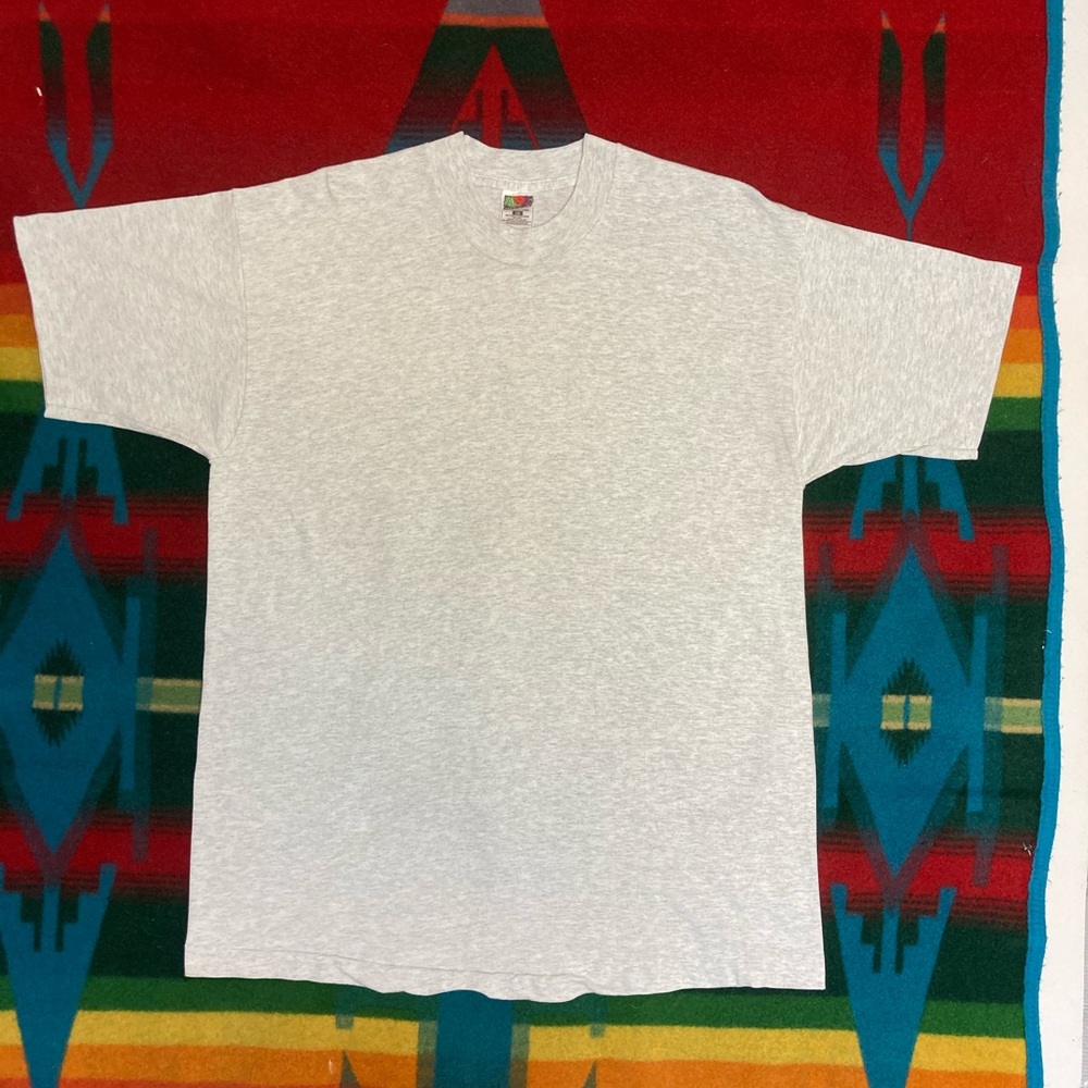 Vintage blank gray t shirt xl